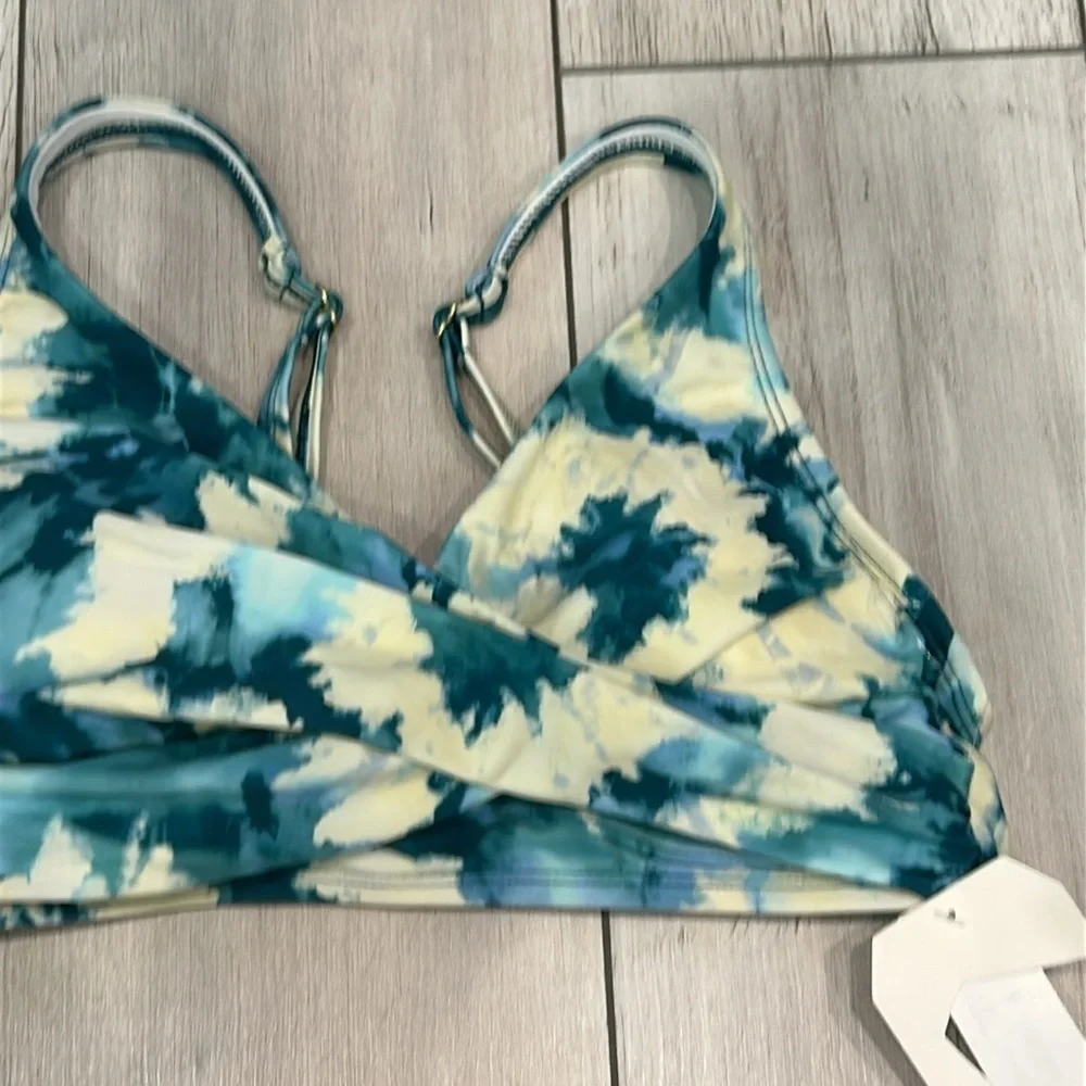 Wonderly tie dye bikini swim top size small